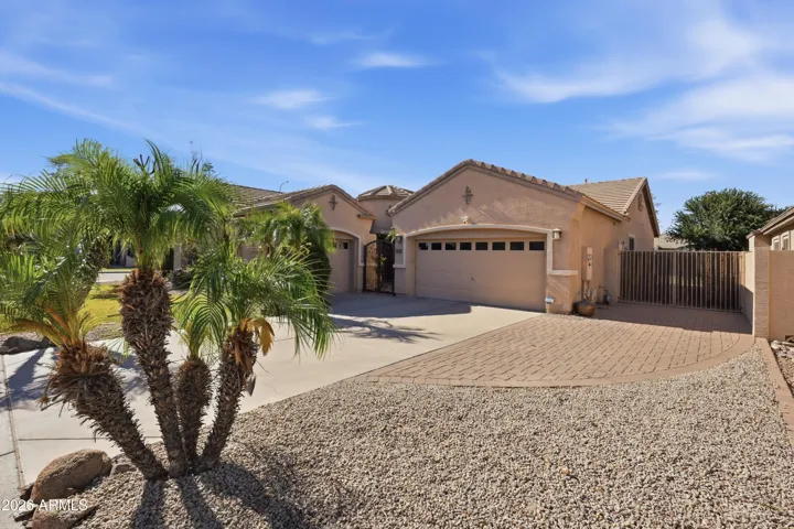 Expanded paver driveway & RV gate