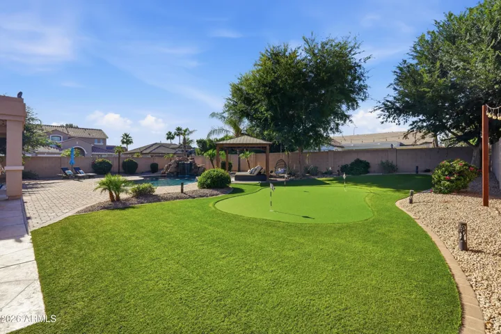 Resort-style backyard