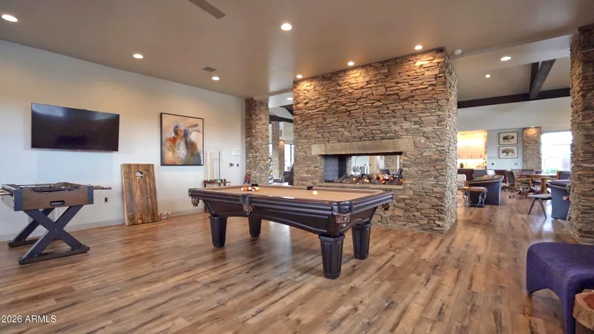 Clubhouse game room