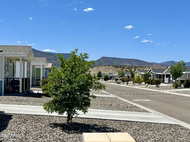 View from driveway