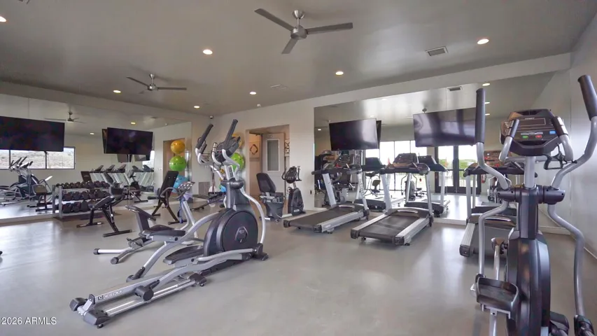 Clubhouse fitness center