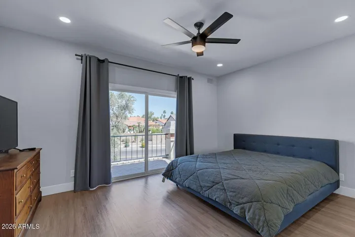Primary Bedroom w/private balcony