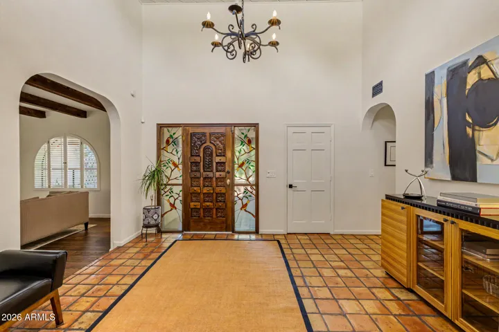 Grand front entry foyer.