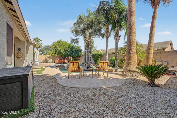 Backyard oasis