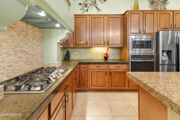 Beautiful cabinetry and granite countertops