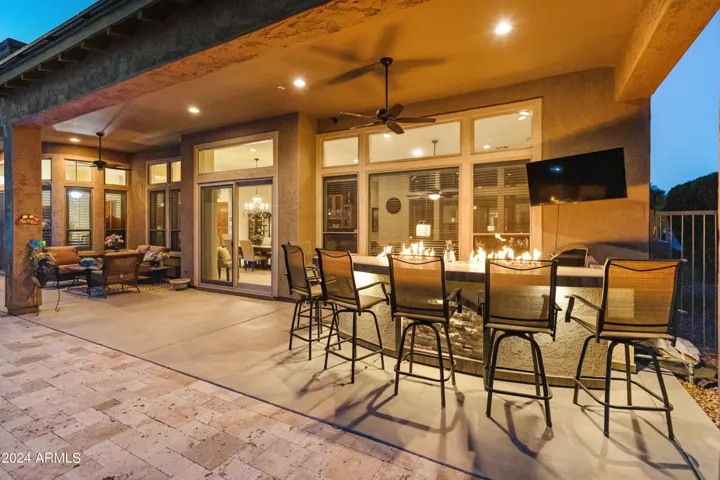 Step out into your beautiful patio and entertain your guests