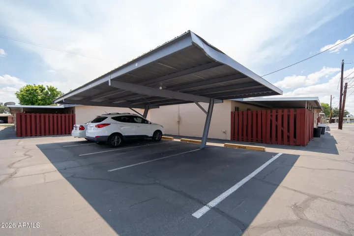 COVERED, ASSIGNED PARKING.