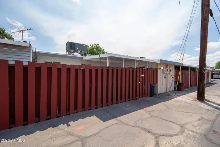 REAR DRIVEWAY ACCESS.