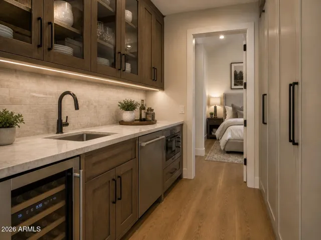Conceptual 3D floor plan and interior photos are shown for visualization purposes only. Final finishes, furnishings, dimensions, and construction details to be verified with builder plans and specifications.