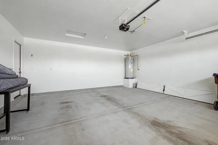 Painted garage