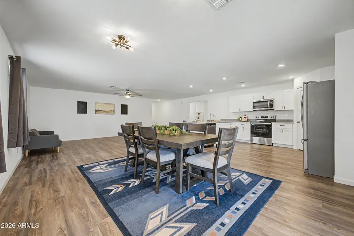 Large dining space