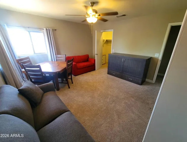 One of three bedrooms upstairs.