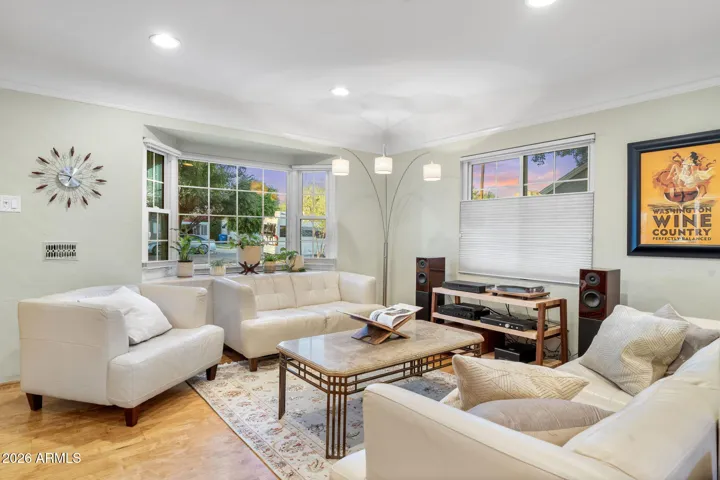 Refinished wood floors