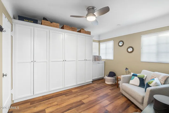 In both bedrooms