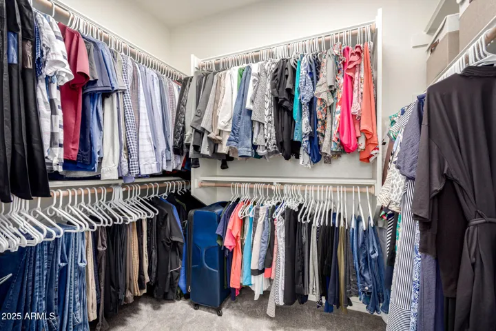 Large walk in closet