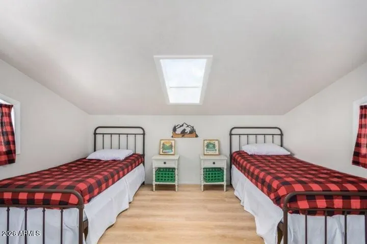 Upstairs loft connected to the bedroom.