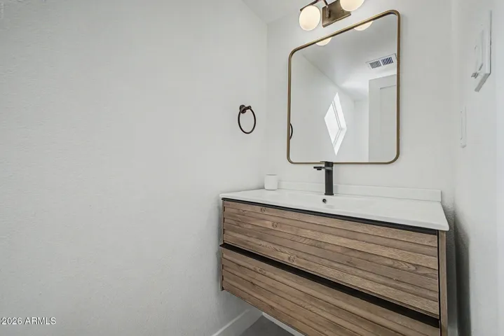 First level half bath