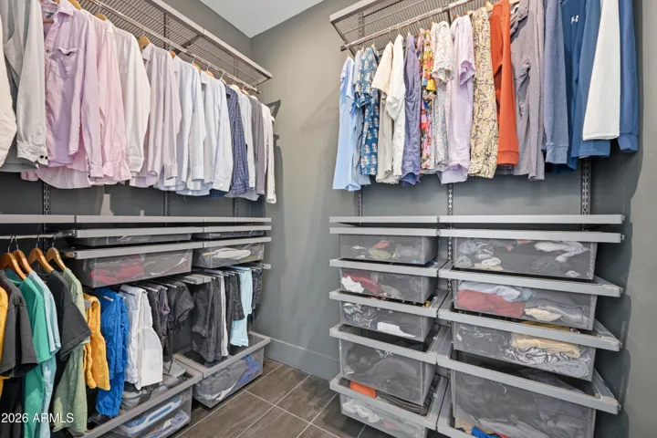 Second of Two Primary Walk-In Closets