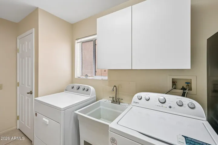 The indoor laundry