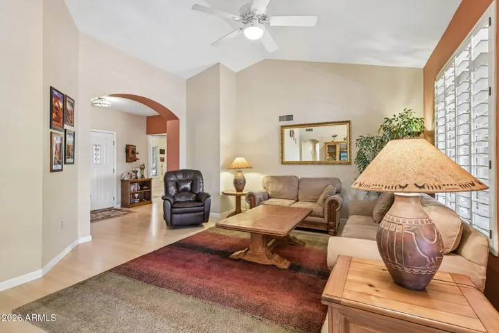 The living room