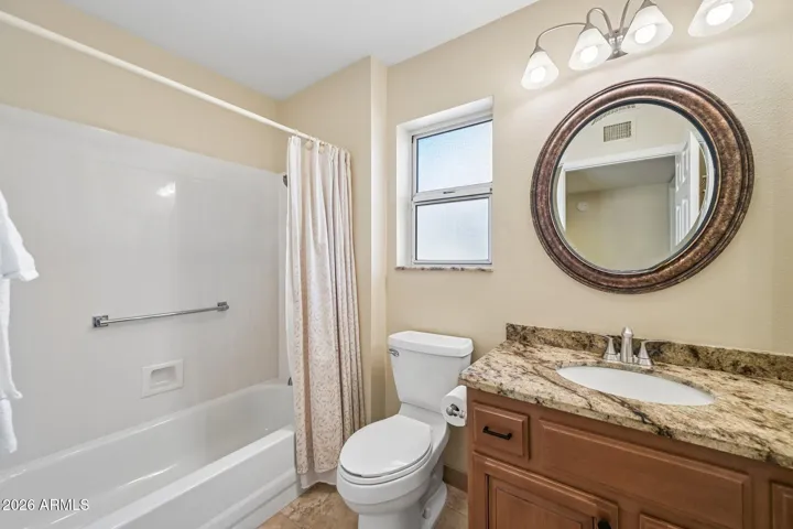 The guest bathroom