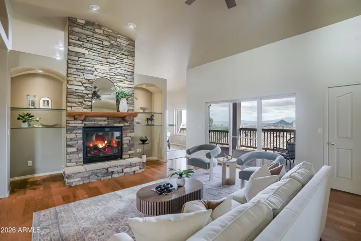 Living room with outstanding views
