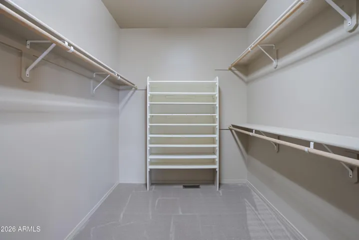 Walk in Primary closet