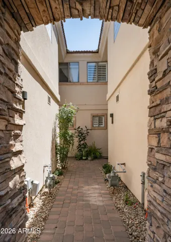 Court yard entry