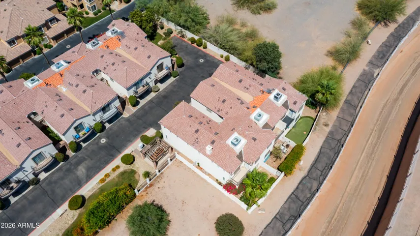 End town home next to open space