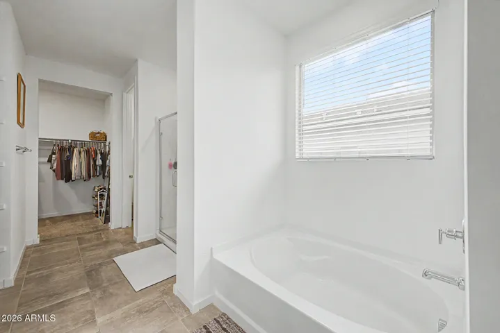 Separate Shower and Tub