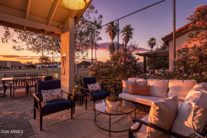 Amazing Patio with golf course views!