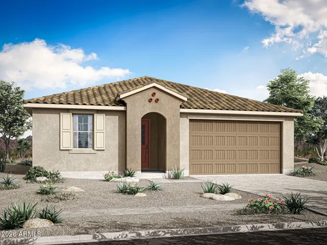 Rendering. Actual home color may vary.
