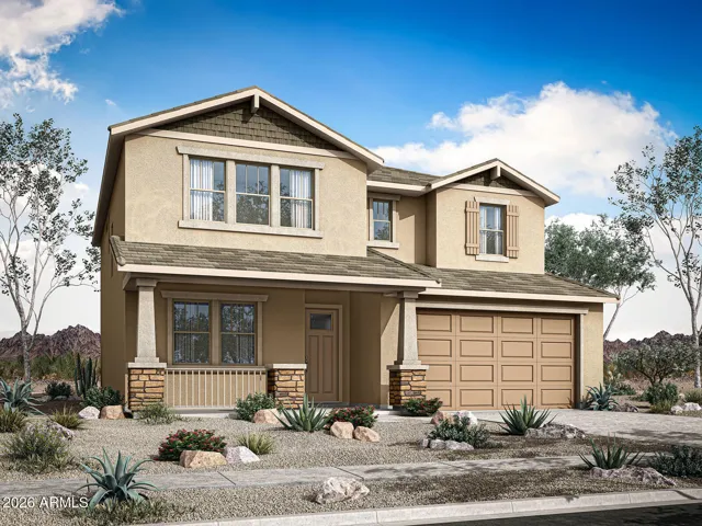 Rendering. Actual home color may vary.