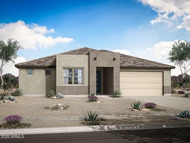 Rendering. Actual home color may vary.