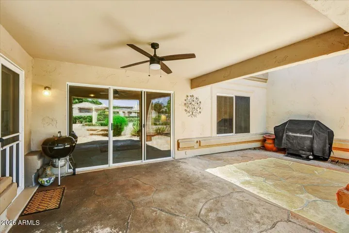 Enjoy the AZ weather on this expansive covered patio