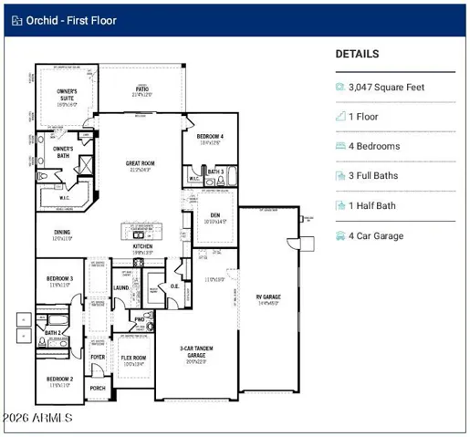 Base floorplan shown. Actual floorplan may vary based on architectural options not shown, when applicable.