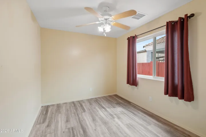 Bedroom 2 has a east window.