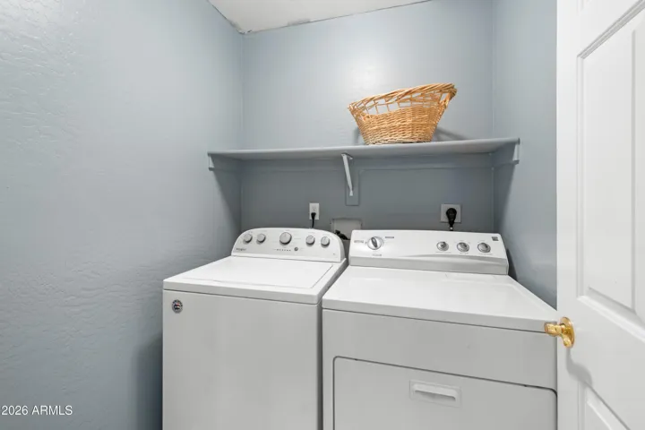 Inside Laundry included the washer and dryer!