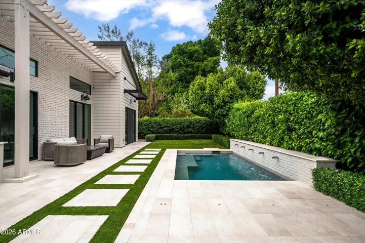 Lush Green Backyard