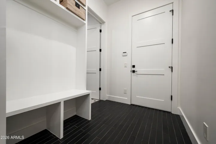 Mudroom off of the Garage and Laundry Room