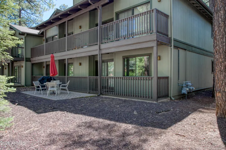 Back view of condo