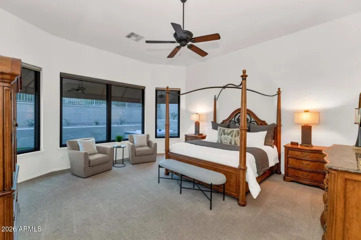 Private access to back yard & covered patio, oversized bay windows with awning & fresh neutral paint (5/2026)