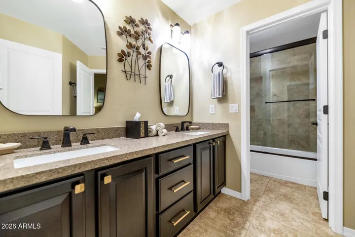 Located between bedrooms 3 & 4