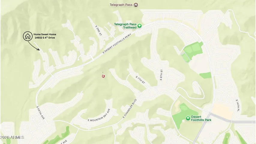 Location, Location, Location. This private lot sides to common area and backs to the South Mountain preserve.