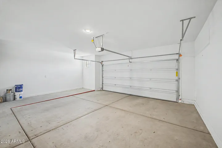 Extended Garage, space for storage and 2-car space