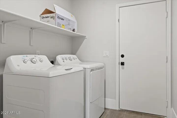 LAUNDRY WASHER & DRYER INCLUDED