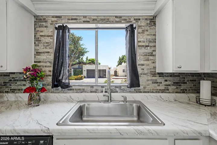 Lovely view while doing dishes.