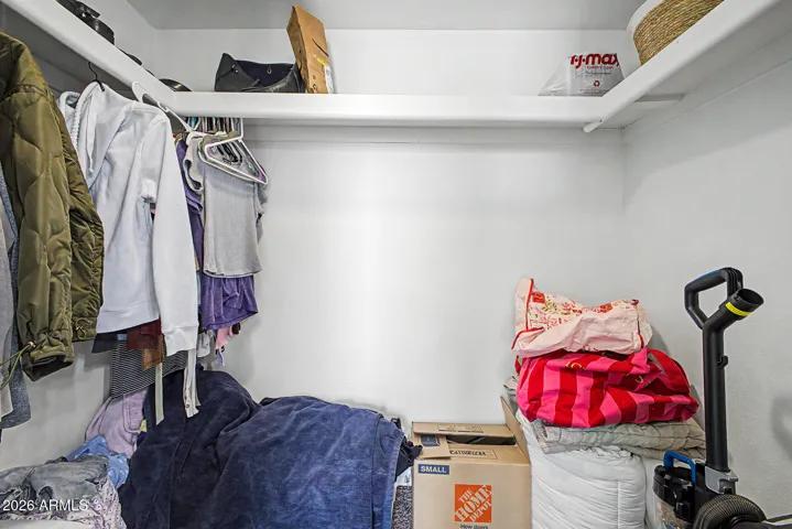 Railing and Shelving all the way around.