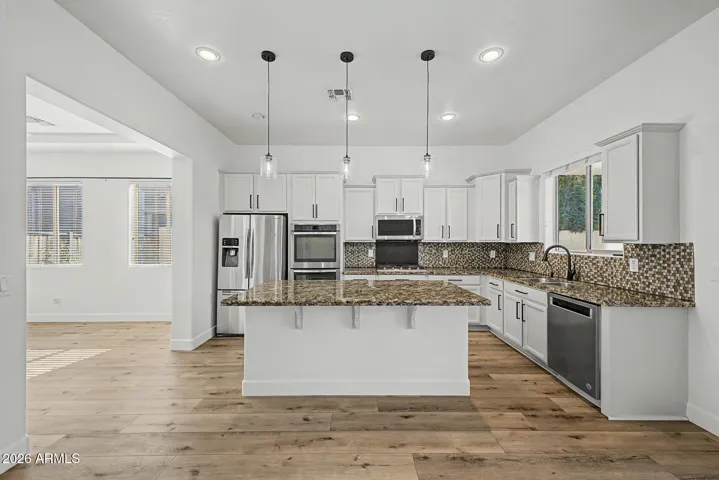 Upgraded Kitchen with granite counters