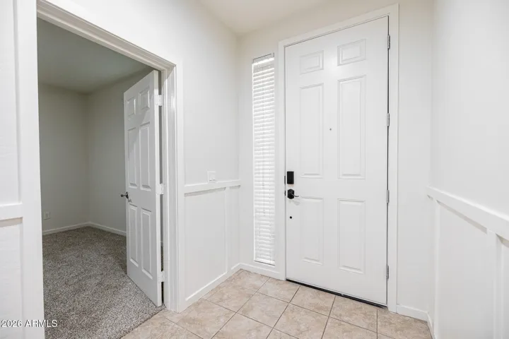 Interior Entry, Office to the left